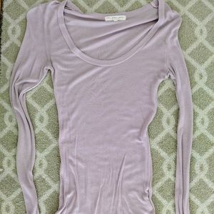 Lavender Ribbed Long Sleeve By Truly Madly Deeply